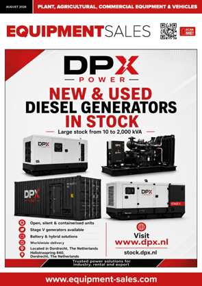 Equipment Sales Magazine August 2026 Front Cover 1